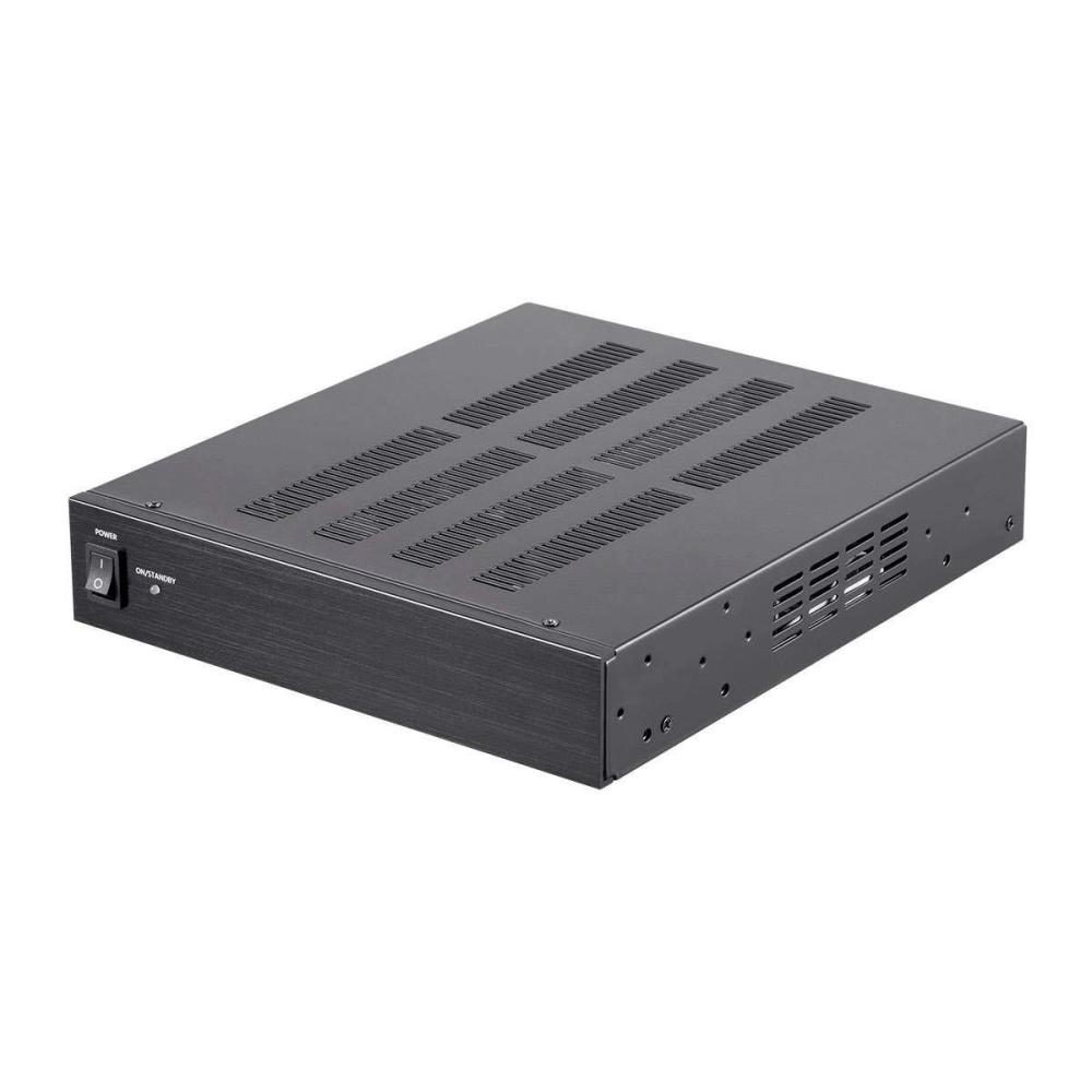 image:imageMonoprice Unity 200Watt Bridgeable Power Amp ClassD Amplifier 12Volt InputOutput Triggers Rack Mountable200W