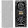 image:imageMonoprice 3Way Carbon Fiber InWall Column Speaker  65 Inch Each With Ribbon Tweeter 8 Ohm Nominal Impedance Magnetic Grille 200 Watt Max White  Amber Series