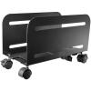 image:imageMonoprice Steel Computer PC Tower Mobile Stand  Steel Construction Black PowderCoated  Workstream Collection Alloy steel
