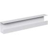 image:imageMonoprice Under Desk Cable Tray  Steel with Power Supply and Wire Management  Workstream Collection White