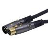 image:imageMonoprice XLR Male to XLR Female Cable  for Microphone Gold Plated 16AWG 10 Feet Black  Premier Series150ft