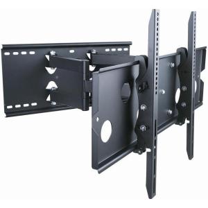 Monoprice Commercial Full Motion TV Wall Mount Bracket for 32″ to 60″ TVs up to 175lbs, Max VESA 750×450, Heavy Duty Works with Concrete and Brick