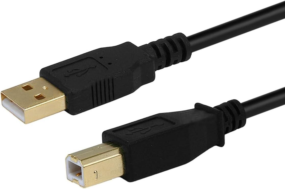 image:image15ft Power Cord Cable wPC Connector and 15ft USB 20 Cable Gold Plated Shielded
