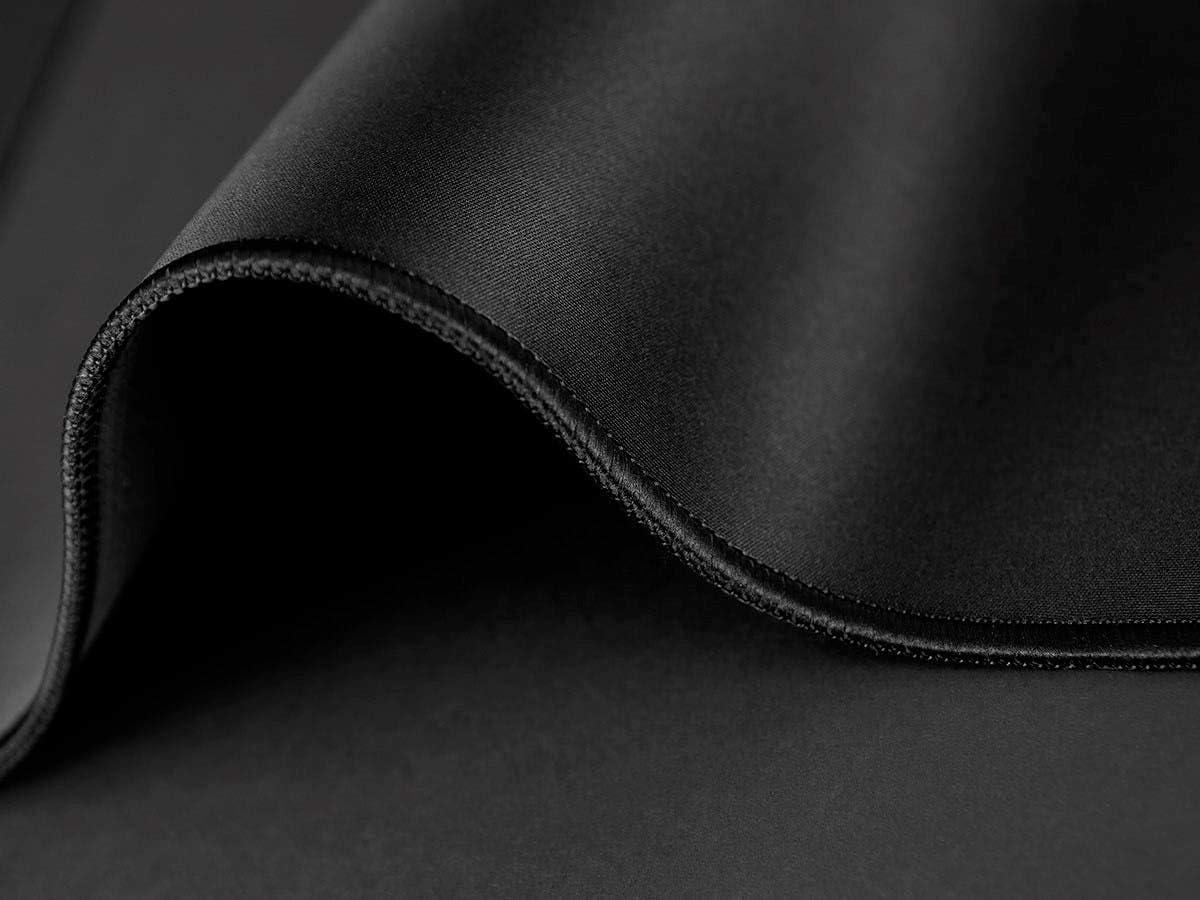 image:imageDark Matter by Monoprice Launch Gaming Mouse Pad Black Premium MicroWoven Cloth 450x400mm Antifray Stitched Edges Plush 2mm Thickness Optimized for Both Optical and Laser Sensors
