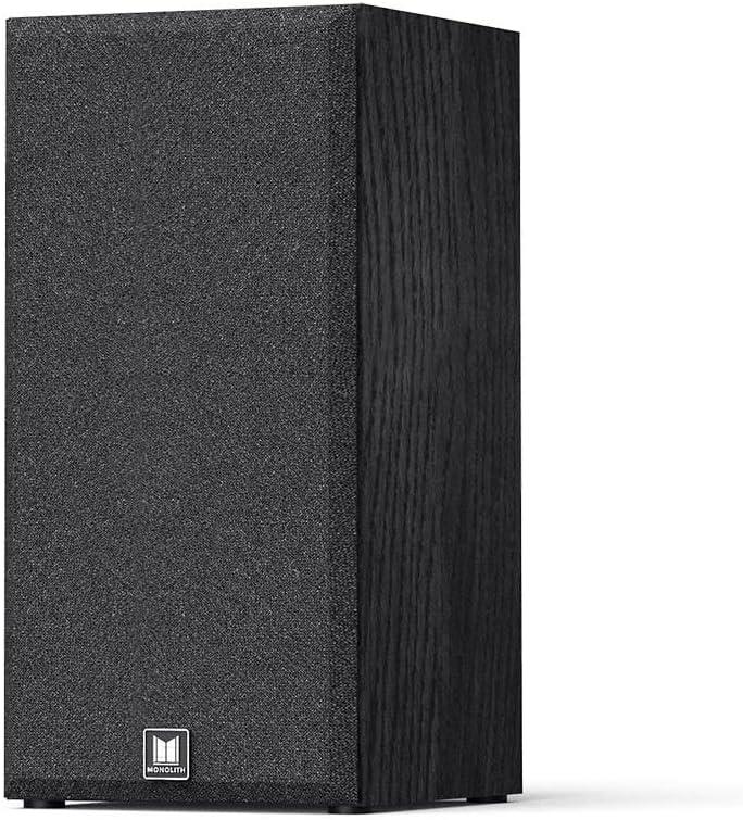 image:imageMonolith B4 Bookshelf Speaker Each Powerful Woofers Punchy Bass High Performance Audio for Home Theater System Audition Series