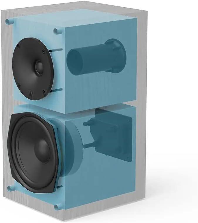 image:imageMonolith B5 Bookshelf Speaker Black Each Powerful Woofers Punchy Bass High Performance Audio for Home Theater System Audition Series