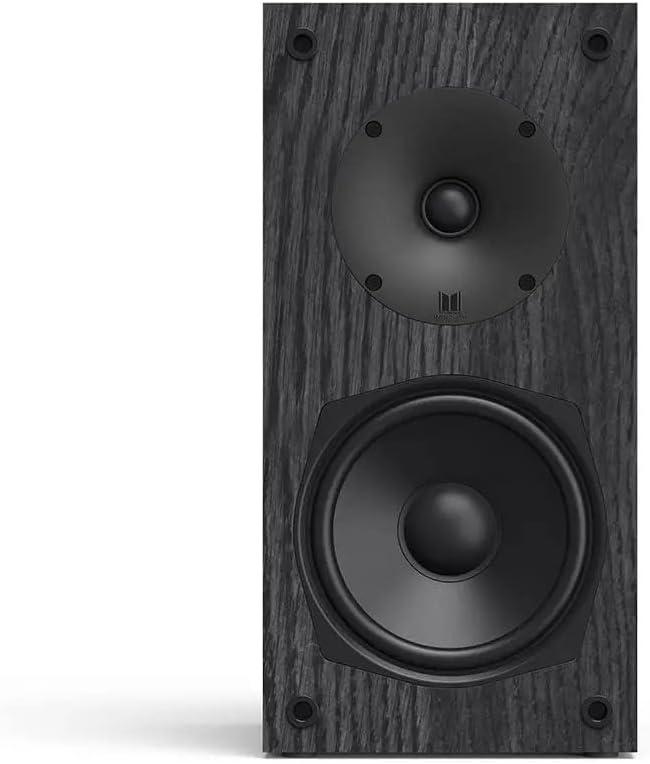 image:imageMonolith B5 Bookshelf Speaker Black Each Powerful Woofers Punchy Bass High Performance Audio for Home Theater System Audition Series