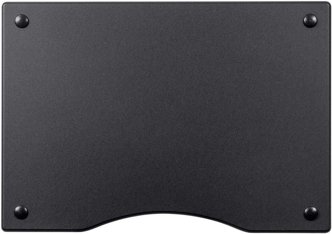 image:imageMonolith Heavy Duty 4 Tier Audio Stand XL 1 Shelf Thickness Open Air Design Sturdy Construction MapleBlack