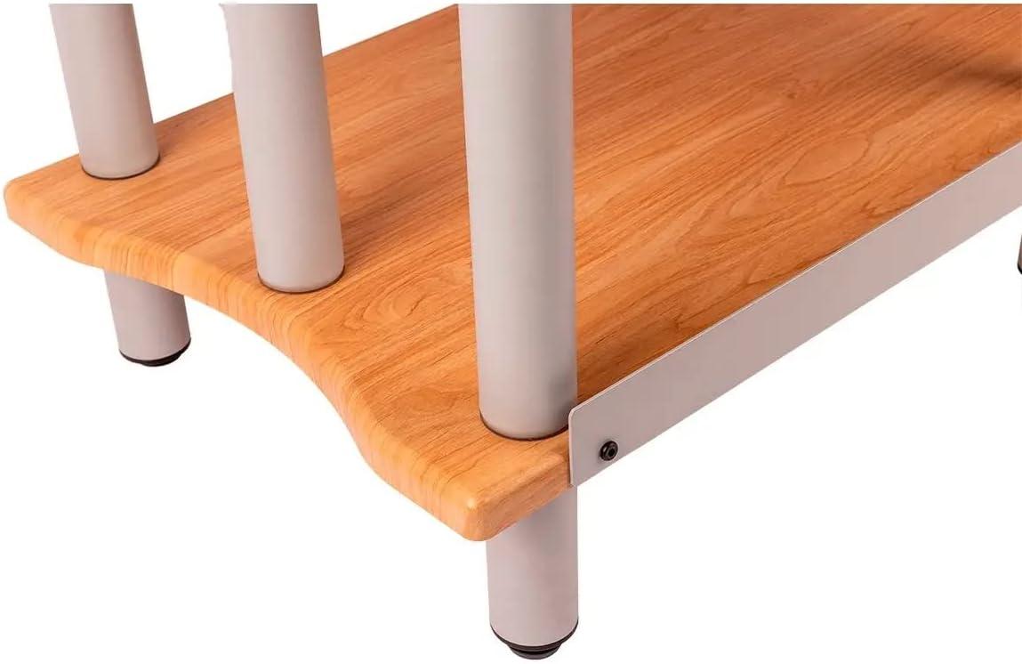 image:imageMonolith Heavy Duty DoubleWide XL 3Tier AV Stand 300 Lbs Weight Capacity Per Shelf Organize and Display Your AV Components Home Theater or Entertainment System 60 Inches Wide EspressoMaple