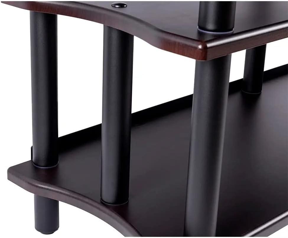 image:imageMonolith Heavy Duty DoubleWide XL 3Tier AV Stand 300 Lbs Weight Capacity Per Shelf Organize and Display Your AV Components Home Theater or Entertainment System 60 Inches Wide EspressoEspresso