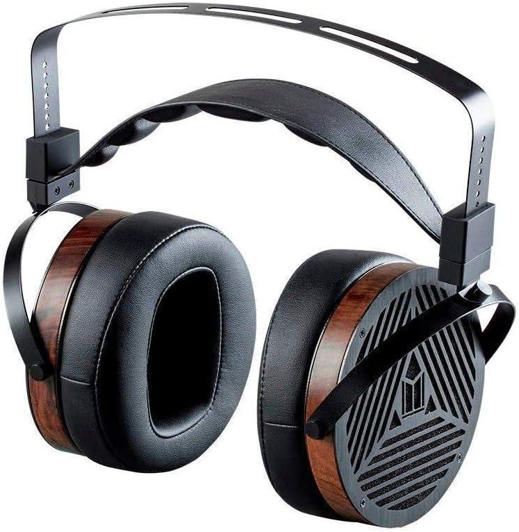 image:imageMonolith Over Ear Planar Magnetic Headphones With 106mm Driver 50 Ohm 10 Watt Maximum Power Handling Open Back Design Comfort Ear Pads For StudioProfessional BlackWoodMagnetic Headphones