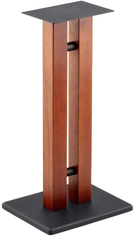 image:imageMonolith Speaker Stands Each 50 Lbs Capacity Adjustable Spikes Sturdy Construction Ideal for Home Theater Speakers Adjustable Spikes 28 Inch Cherry Wood Finish24 Inch