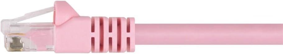 image:imageMonoprice 05FT 24AWG Cat6 550MHz UTP Ethernet Bare Copper Network Cable BlackPink
