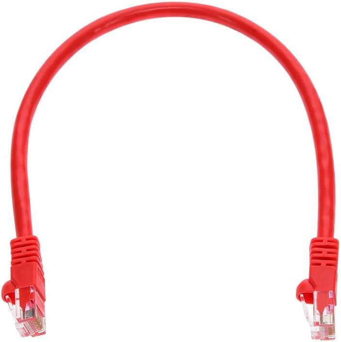image:imageMonoprice 05FT 24AWG Cat6 550MHz UTP Ethernet Bare Copper Network Cable BlackRed