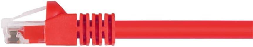 image:imageMonoprice 05FT 24AWG Cat6 550MHz UTP Ethernet Bare Copper Network Cable BlackRed