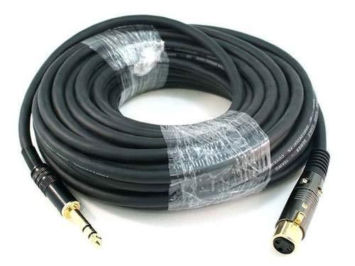 image:imageMonoprice 104768 3Feet Premier Series XLR Female to 14Inch TRS Male 16AWG Cable gold10 Feet