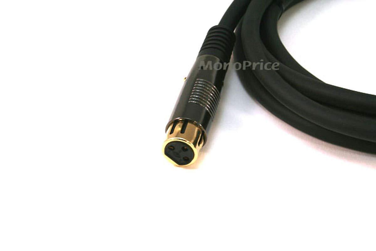 image:imageMonoprice 104768 3Feet Premier Series XLR Female to 14Inch TRS Male 16AWG Cable gold25 Feet