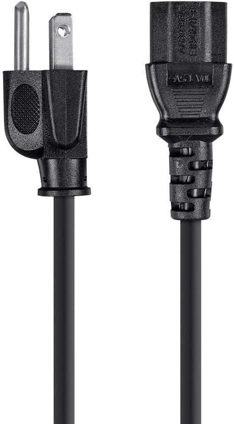 image:imageMonoprice 105294 15ft 14AWG Power Cord Cable w 3 Conductor PC Power Connector Socket 15A NEMA 515P to IEC320C13 BlackBlack