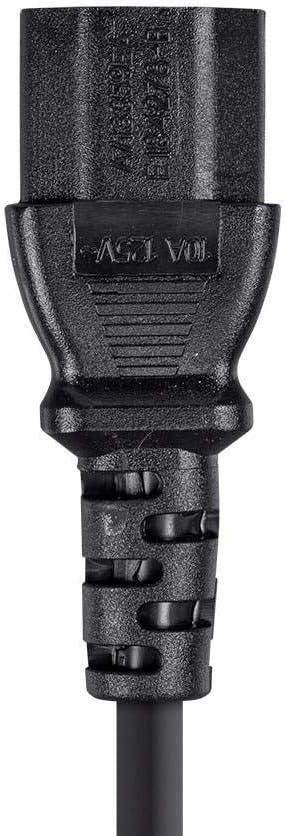 image:imageMonoprice 105294 15ft 14AWG Power Cord Cable w 3 Conductor PC Power Connector Socket 15A NEMA 515P to IEC320C13 BlackBlack