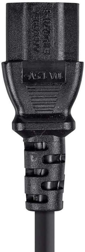 image:imageMonoprice 105294 15ft 14AWG Power Cord Cable w 3 Conductor PC Power Connector Socket 15A NEMA 515P to IEC320C13 BlackBlack