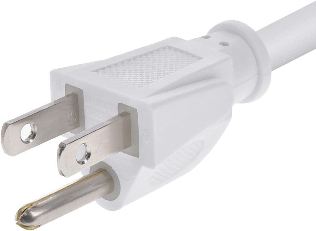 image:imageMonoprice 105294 15ft 14AWG Power Cord Cable w 3 Conductor PC Power Connector Socket 15A NEMA 515P to IEC320C13 BlackWhite