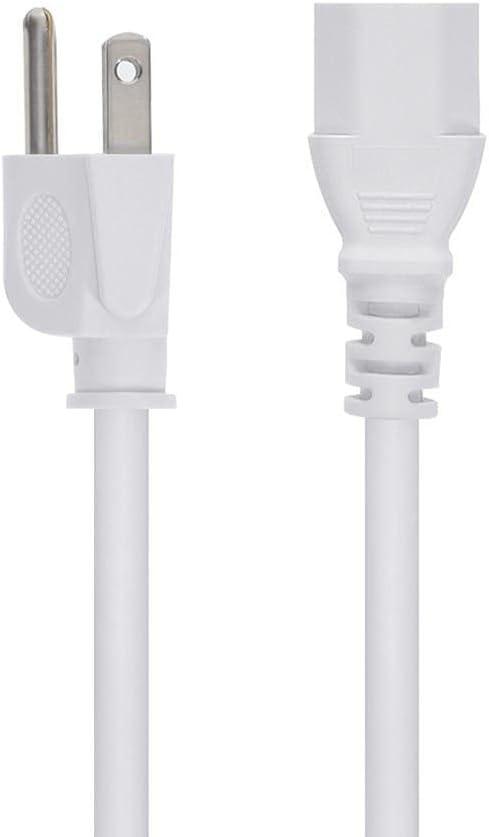 image:imageMonoprice 105294 15ft 14AWG Power Cord Cable w 3 Conductor PC Power Connector Socket 15A NEMA 515P to IEC320C13 BlackWhite