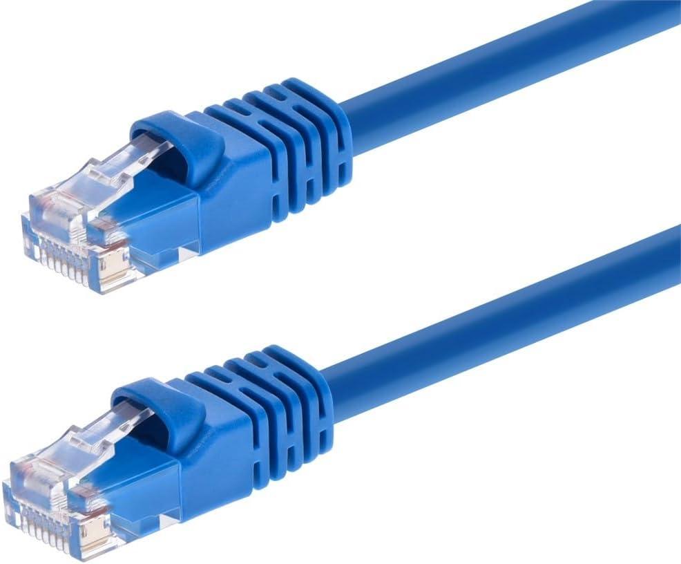 image:imageMonoprice 10FT 24AWG Cat5e 350MHz UTP Ethernet Bare Copper Network Cable GrayBlue