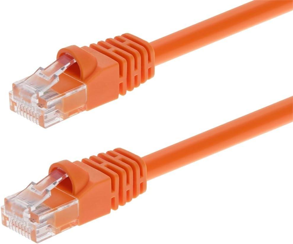 image:imageMonoprice 10FT 24AWG Cat5e 350MHz UTP Ethernet Bare Copper Network Cable GrayOrange