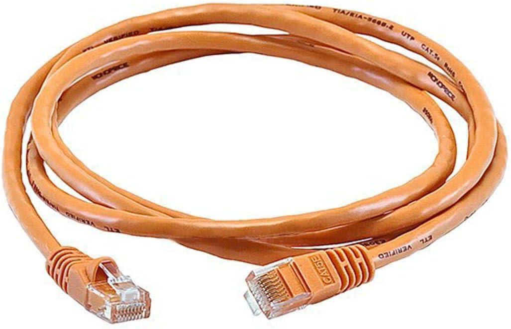 image:imageMonoprice 10FT 24AWG Cat5e 350MHz UTP Ethernet Bare Copper Network Cable GrayOrange