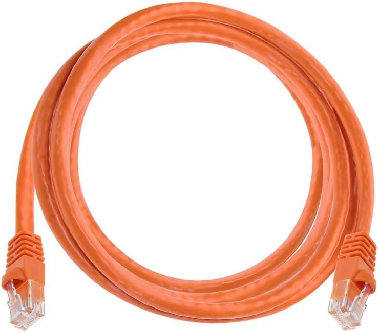 image:imageMonoprice 10FT 24AWG Cat5e 350MHz UTP Ethernet Bare Copper Network Cable GrayOrange