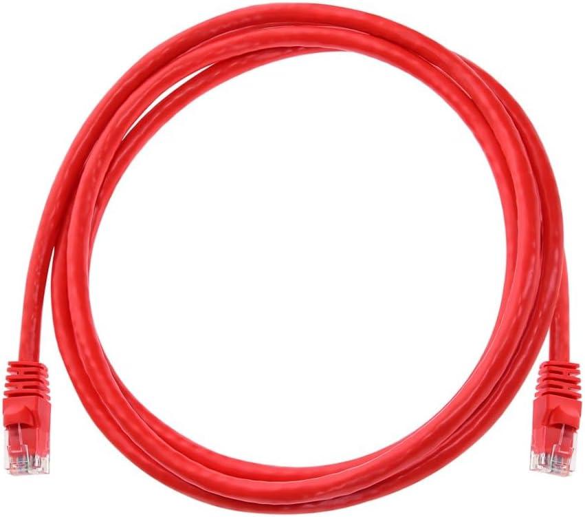 image:imageMonoprice 10FT 24AWG Cat5e 350MHz UTP Ethernet Bare Copper Network Cable GrayRed
