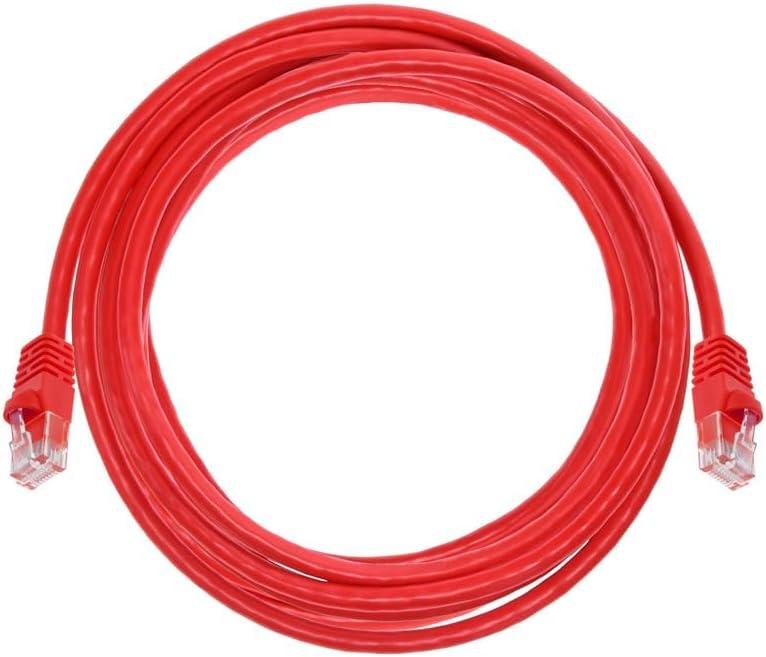 image:imageMonoprice 10FT 24AWG Cat5e 350MHz UTP Ethernet Bare Copper Network Cable GrayRed