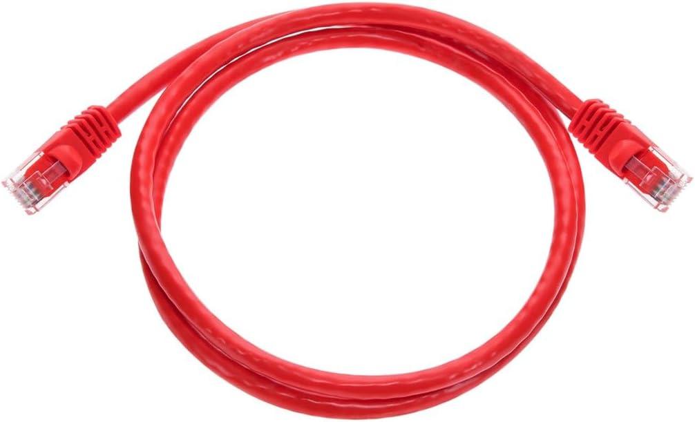 image:imageMonoprice 10FT 24AWG Cat5e 350MHz UTP Ethernet Bare Copper Network Cable GrayRed