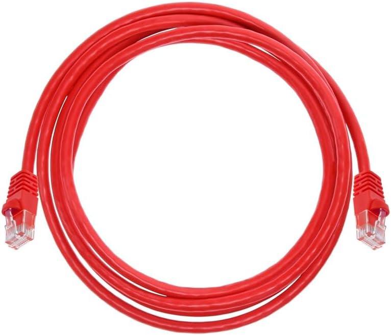 image:imageMonoprice 10FT 24AWG Cat5e 350MHz UTP Ethernet Bare Copper Network Cable GrayRed