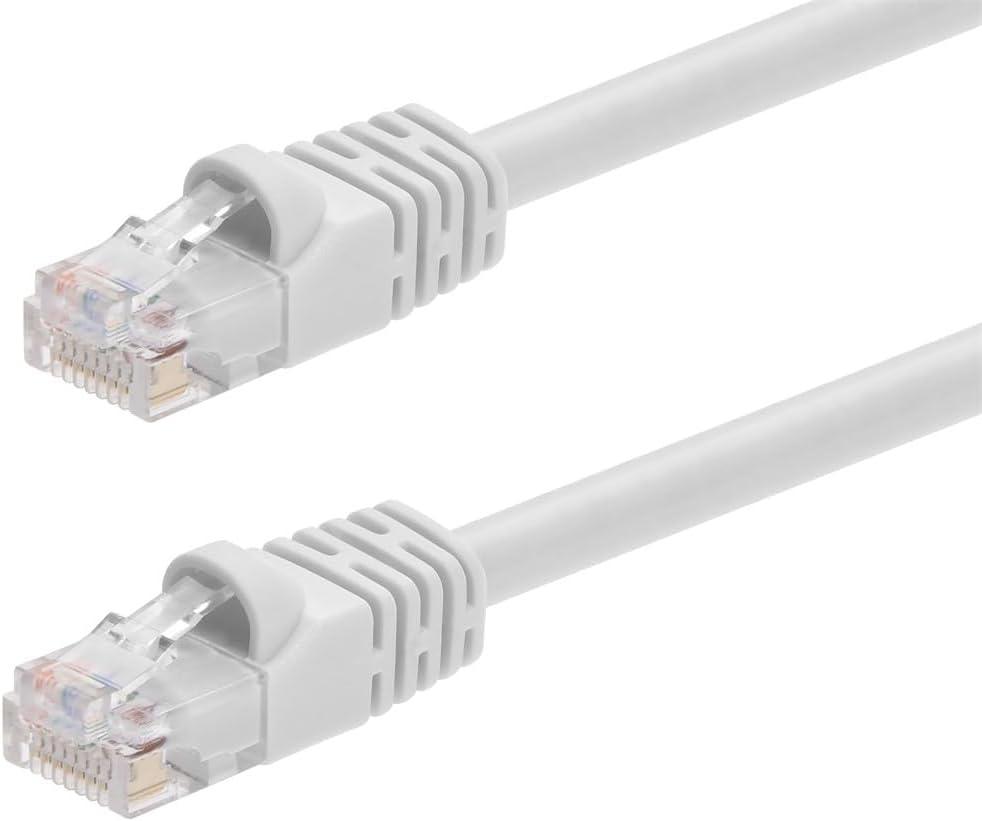 image:imageMonoprice 10FT 24AWG Cat5e 350MHz UTP Ethernet Bare Copper Network Cable GrayWhite