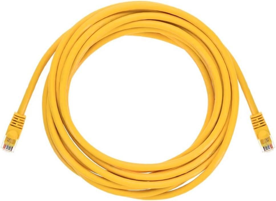 image:imageMonoprice 10FT 24AWG Cat5e 350MHz UTP Ethernet Bare Copper Network Cable GrayYellow