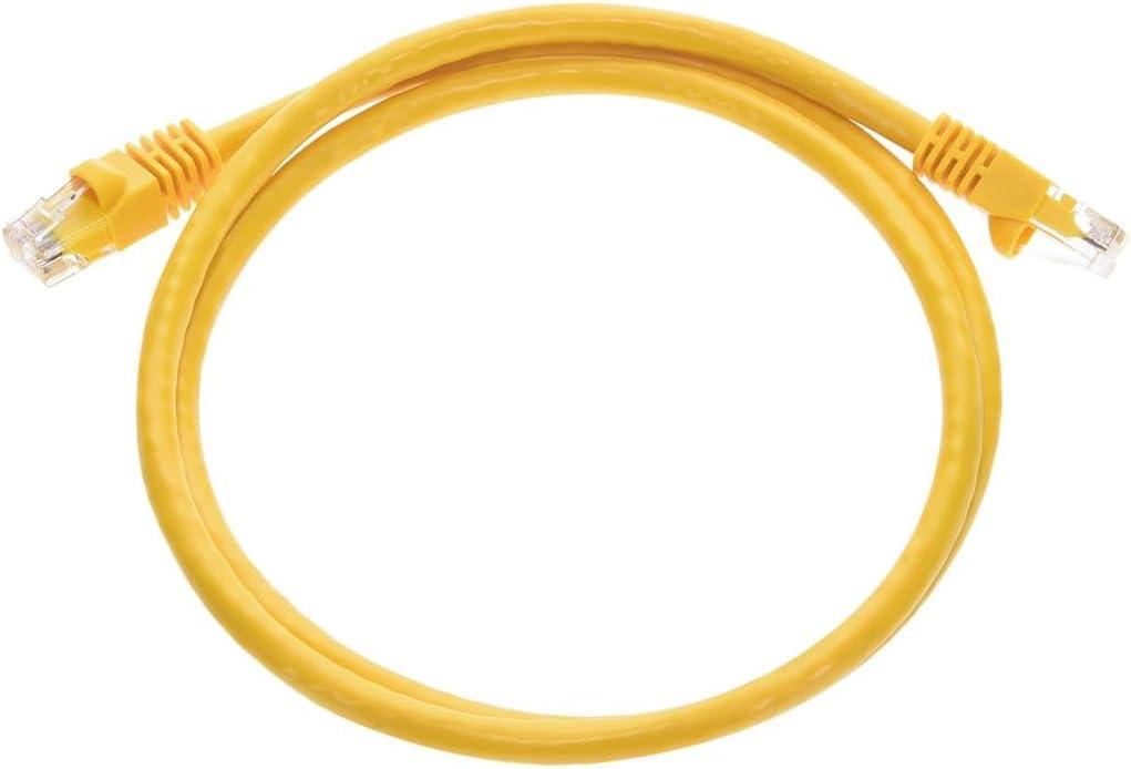 image:imageMonoprice 10FT 24AWG Cat5e 350MHz UTP Ethernet Bare Copper Network Cable GrayYellow