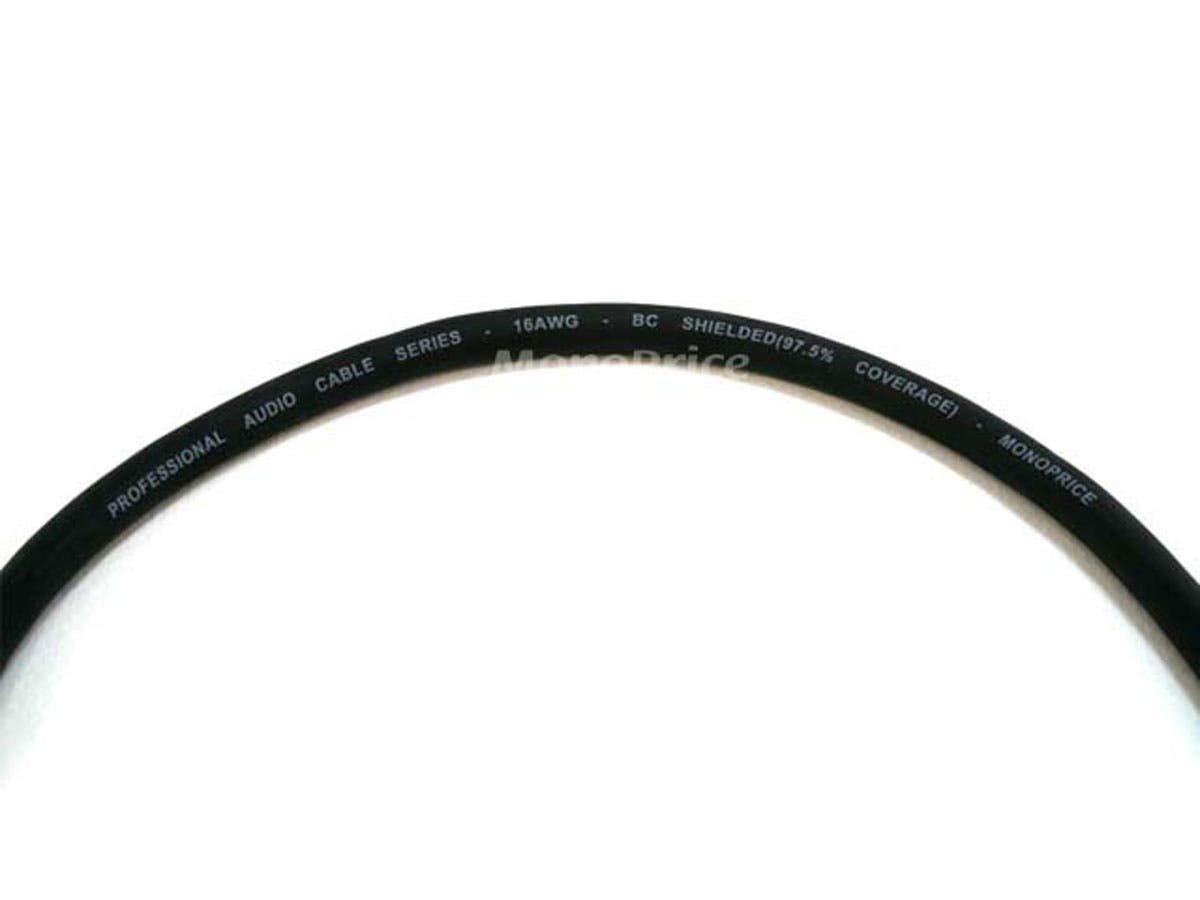 image:imageMonoprice 14Inch TRS Male to Male Cable 6 Feet Black 16AWG Gold Plated Premier Series6ft