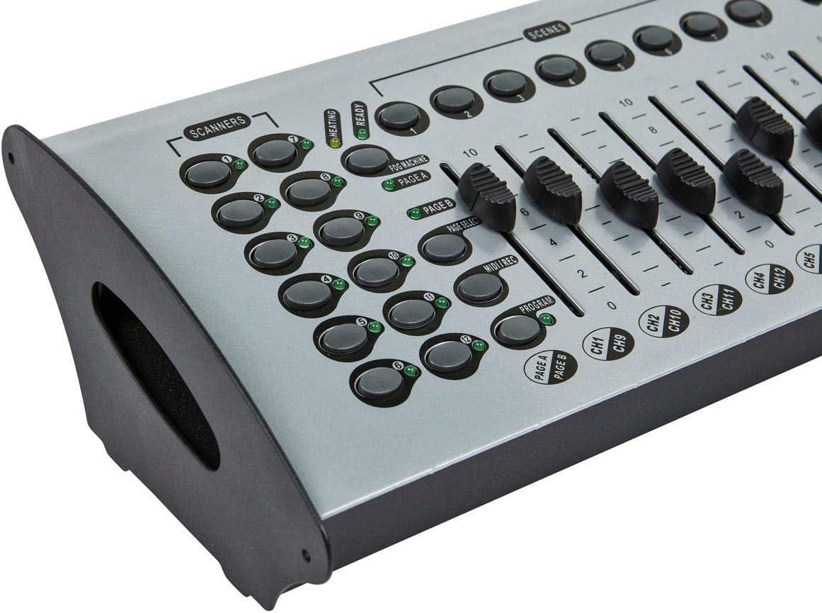 image:imageMonoprice 16Channel Universal DMX512 Controller MIDI Compatible Control up to 12 Intelligent Lights Stage Right Series