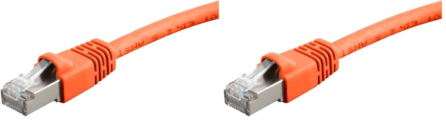 image:imageMonoprice 50FT 24AWG Cat6A 500MHz STP Ethernet Bare Copper Network Cable BlueOrange