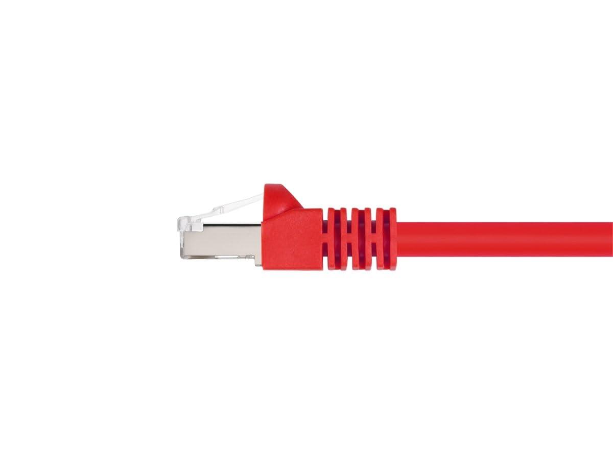 image:imageMonoprice 50FT 24AWG Cat6A 500MHz STP Ethernet Bare Copper Network Cable BlueRed