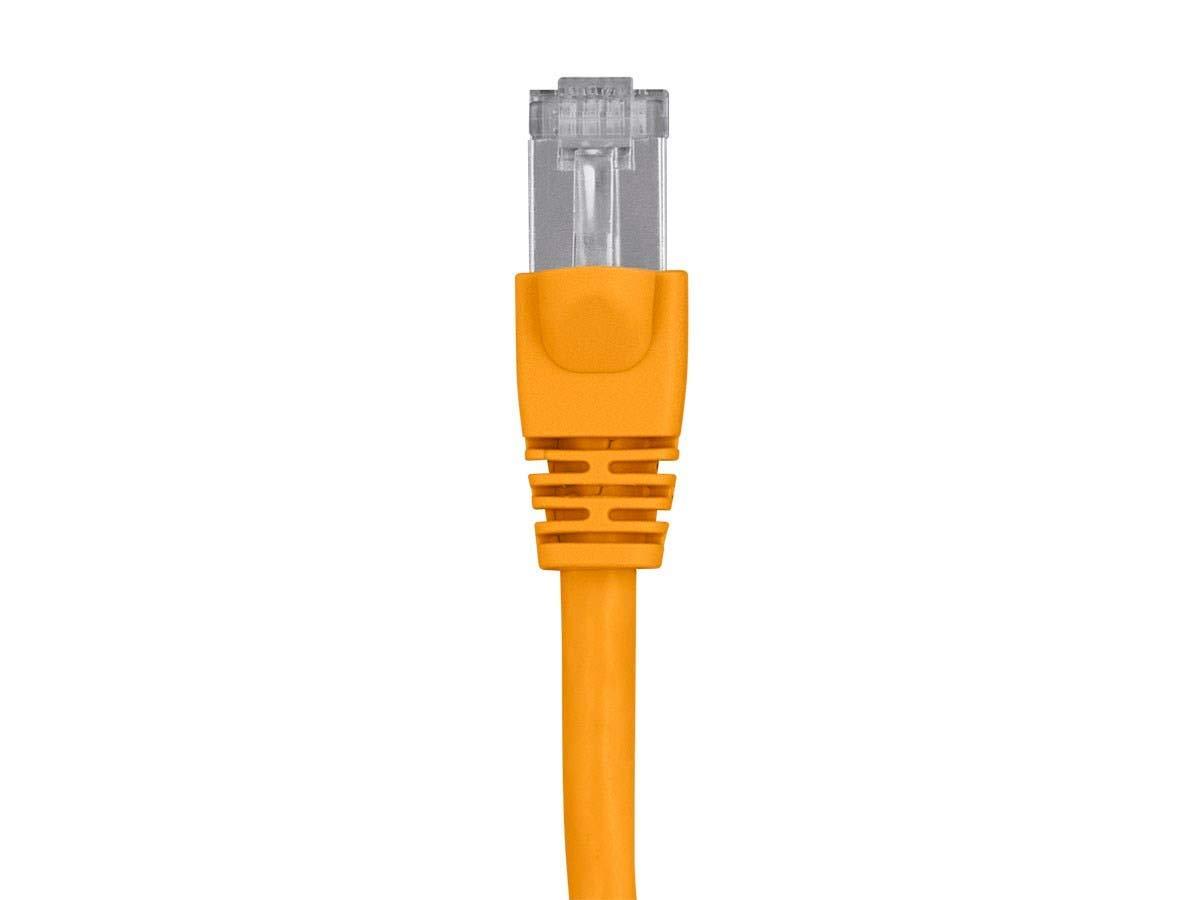 image:imageMonoprice 50FT 24AWG Cat6A 500MHz STP Ethernet Bare Copper Network Cable BlueYellow
