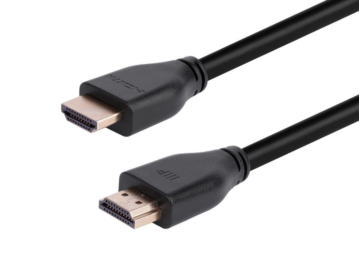 image:imageMonoprice 8K Certified Ultra High Speed HDMI Cable HDMI 21 8K60Hz 4K120Hz 48Gbps HDR VRR CL2 InWall Rated 15ft Black 1 PackLength 15ft