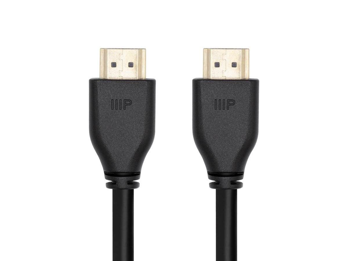 image:imageMonoprice 8K Certified Ultra High Speed HDMI Cable HDMI 21 8K60Hz 4K120Hz 48Gbps HDR VRR CL2 InWall Rated 15ft Black 1 PackLength 15ft