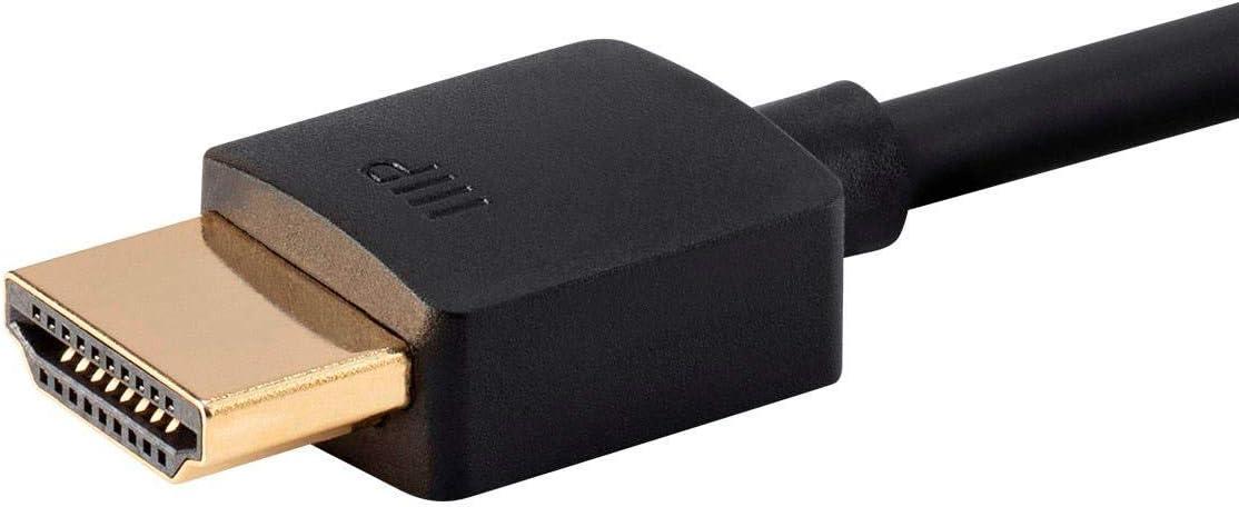 image:imageMonoprice 8K Ultra High Speed Slim HDMI Cable HDMI 21 8K60Hz 4K120Hz 48Gbps HDR VRR 1ft BlackHDMI Cable