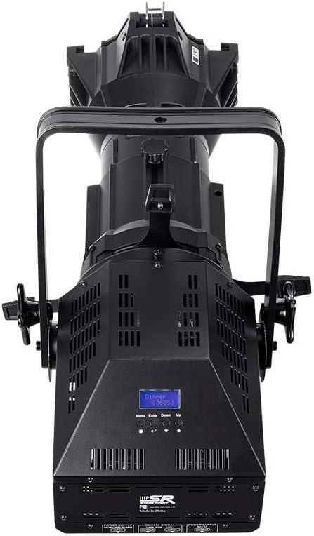 image:imageMonoprice COB LED Ellipsoidal White 200Watt 3200K 19 Degree With Gobo Holder 3Channel DMX Control Stage Right Series19 Degrees