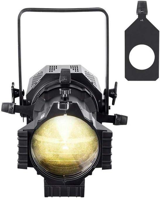 image:imageMonoprice COB LED Ellipsoidal White 200Watt 3200K 19 Degree With Gobo Holder 3Channel DMX Control Stage Right Series19 Degrees