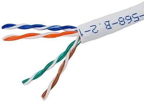image:imageMonoprice Cat5e Ethernet Bulk Cable Network Internet Cord Solid 350Mhz UTP CMR Riser Rated Pure Bare Copper Wire 24AWG 250ft BlueBlue