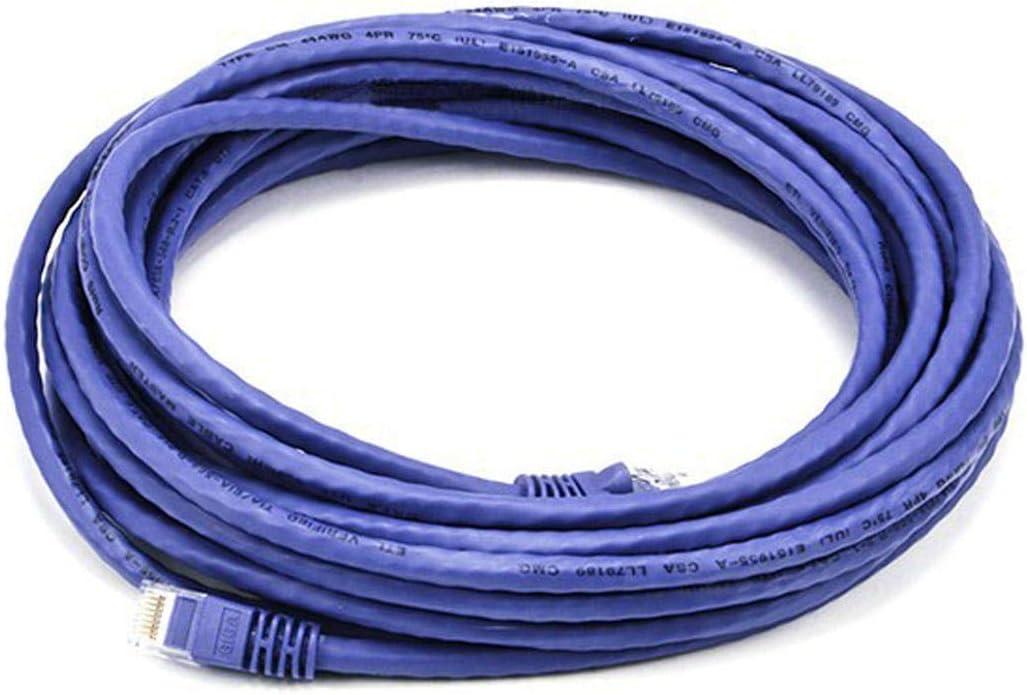 image:imageMonoprice Cat5e Ethernet Patch Cable 05 Feet Orange Network Internet Cord RJ45 Stranded 350Mhz UTP Pure Bare Copper Wire 24AWGPurple