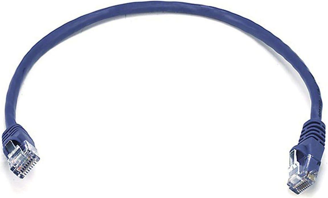 image:imageMonoprice Cat5e Ethernet Patch Cable 05 Feet Orange Network Internet Cord RJ45 Stranded 350Mhz UTP Pure Bare Copper Wire 24AWGPurple